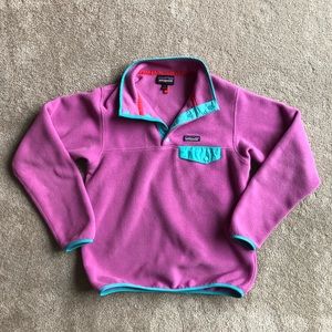 Pink Patagonia Synchilla Pullover